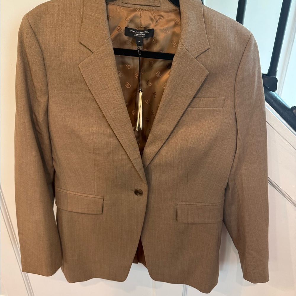 Banana Republic, Siena Slim Italian Wool Blazer, 6, NWT
